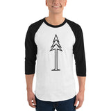 3/4 sleeve raglan Tree shirt