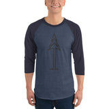 3/4 sleeve raglan Tree shirt